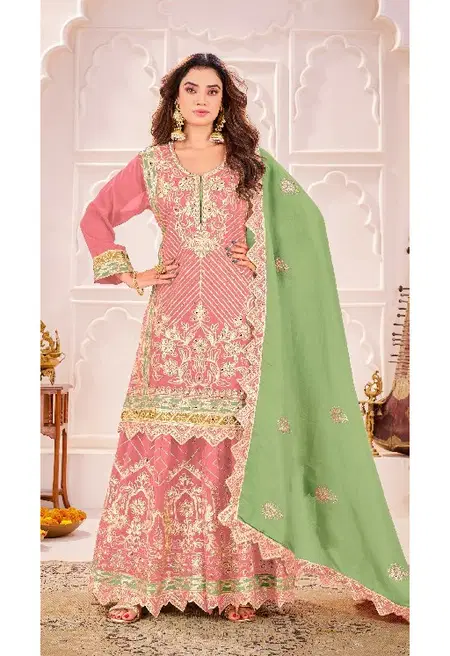 Khas 4473 A To C Silk Embroidery Pakistani Readymade Suits Exporters In India
